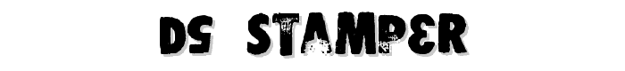 DS Stamper font